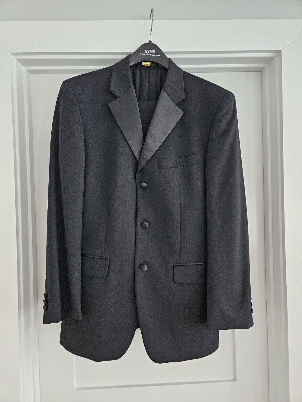 Jones New York 2Pc Men's Black Tuxedo 40R